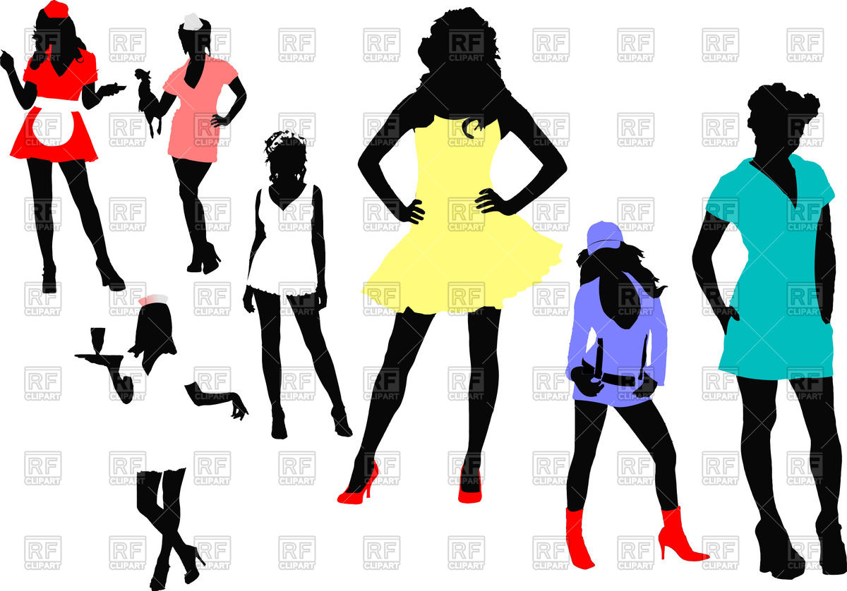 Women Silhouettes 51201 Download Royalty Free Vector Clipart Eps