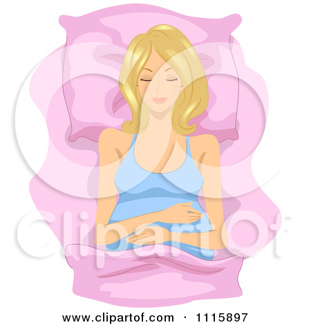 Royalty Free  Rf  Clipart Illustration Of A Girl Sleeping Restfully In