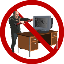 Clipart Computer Rage Forbidden 256x256 4ce8 Png