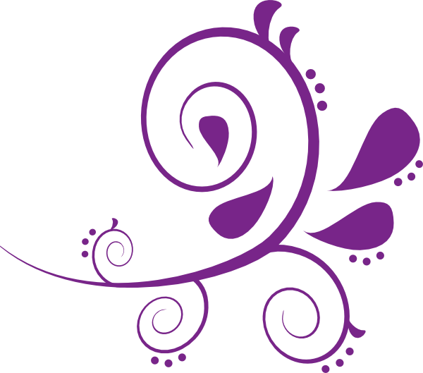 Purple Purple Swirl Clip Art At Clker Com   Vector Clip Art Online