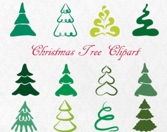 Christmas Tree Clipart Vec Tor Eps Png Files Diy Cut Xmas Tree