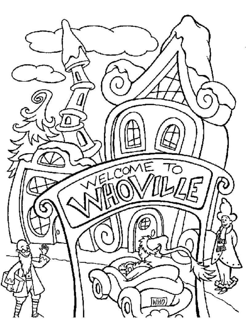 If You Like The Whoville Coloring Page You Will Find So Much More