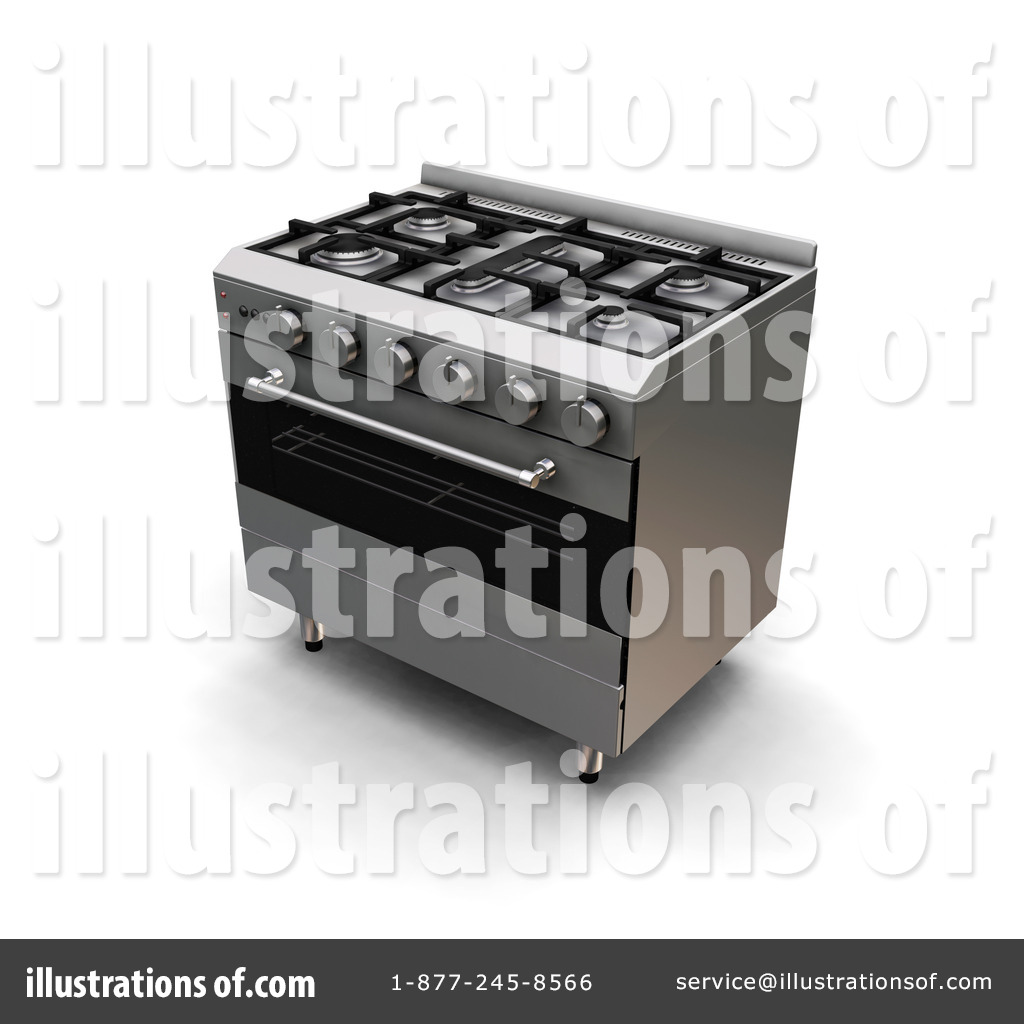 Oven Clipart  24795 By Kj Pargeter   Royalty Free  Rf  Stock