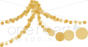 Party Lights Clipart   Wedding Ceremony Clipart