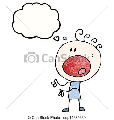 Clipart Vector Of Cartoon Stressed Out Doodle Man Csp14834659   Search