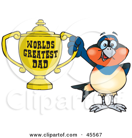 Royalty Free  Rf  Clipart Illustration Of A Swallow Bird Character