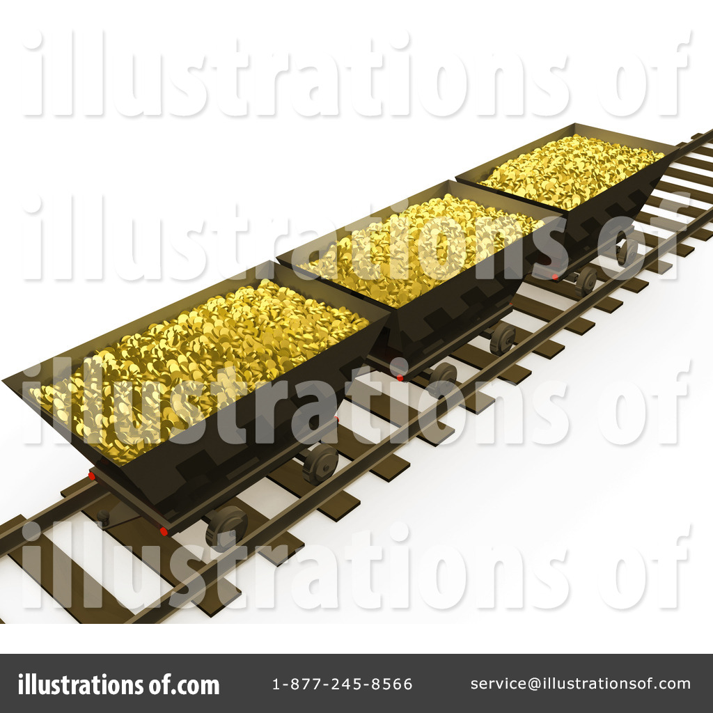 Royalty Free Rf Gold Mining Clipart Illustration By 3pod Stock Sample