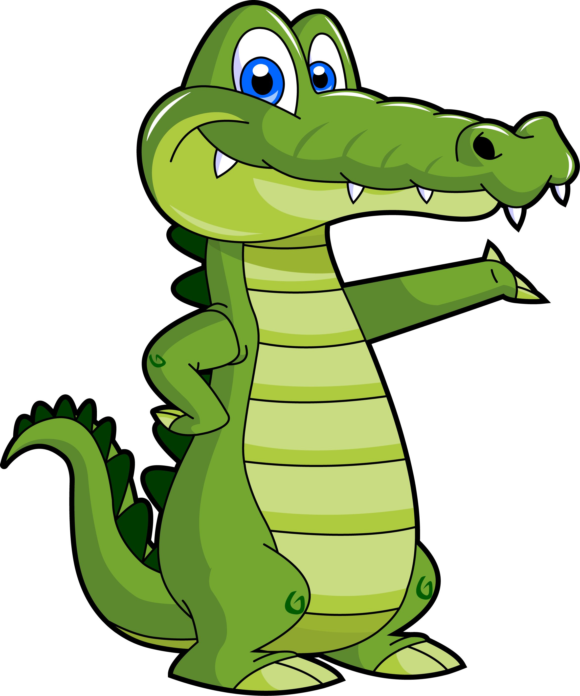 Alligator Clip Art  Cartoon Alligator Clipart