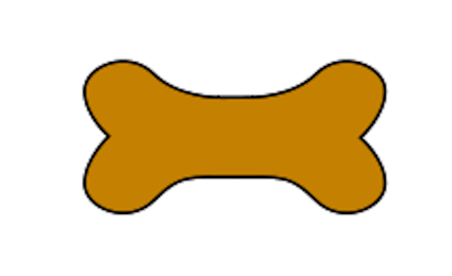 Dog Bone Outline Dog Bone Clipart Outline
