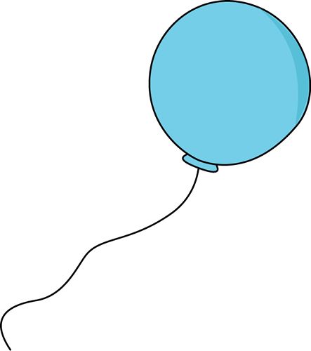 Blue Balloon   Clip Art Birthday   Pinterest
