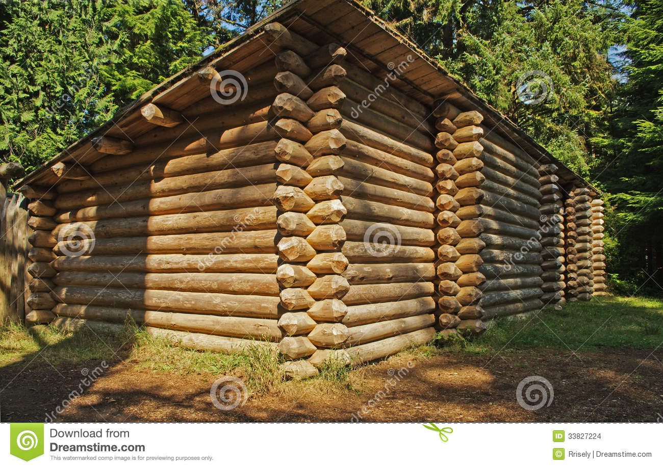 Log Fort Stock Images   Image  33827224
