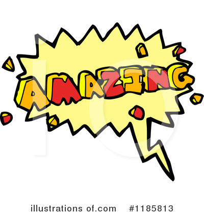 Royalty Free  Rf  Word Amazing Clipart Illustration By Lineartestpilot