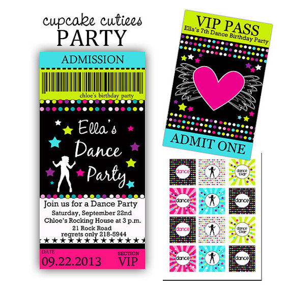 Dance Party Ticket Vip Package Party Pack Includes Tickets Vip Passes