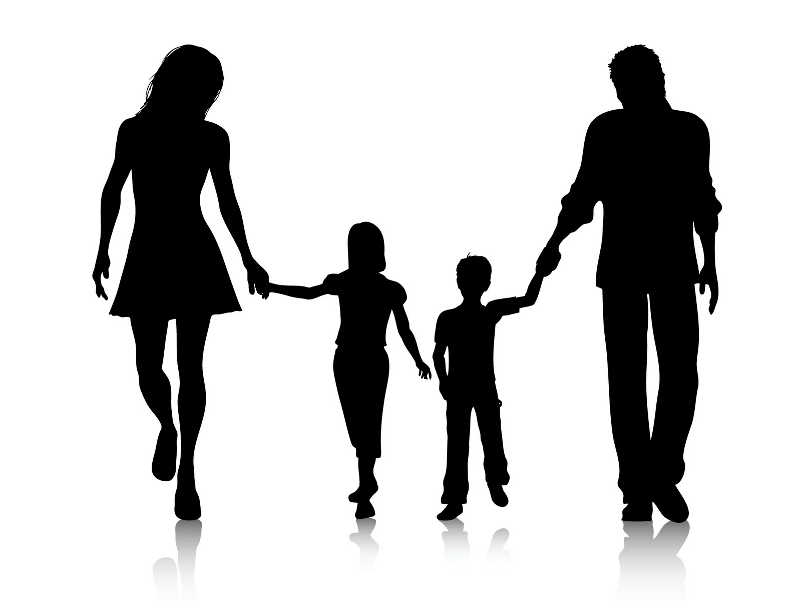 Holding Hands Clipart Black And White Family Clipart Black And White