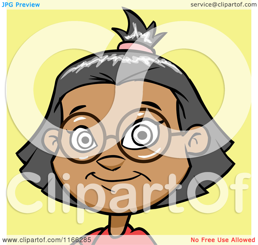 Indian Girl Avatar On Green   Royalty Free Vector Clipart By Cartoon