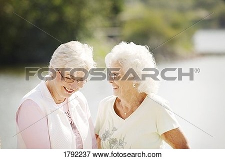 Picture Of Two Older Women Laughing 1792237   Search Stock Photography