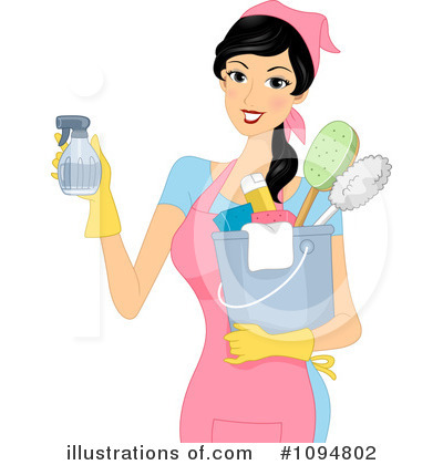 Royalty Free  Rf  Spring Cleaning Clipart Illustration  1094802 By Bnp