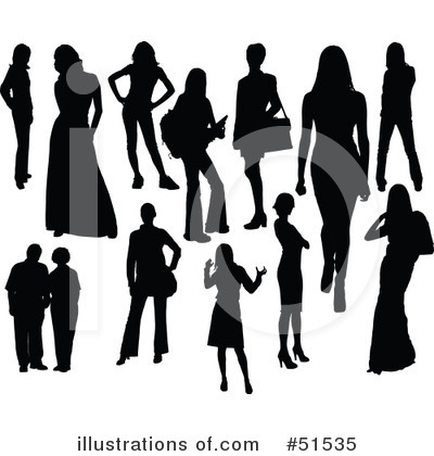 Women Clipart  51535 By Leonid   Royalty Free  Rf  Stock Illustrations