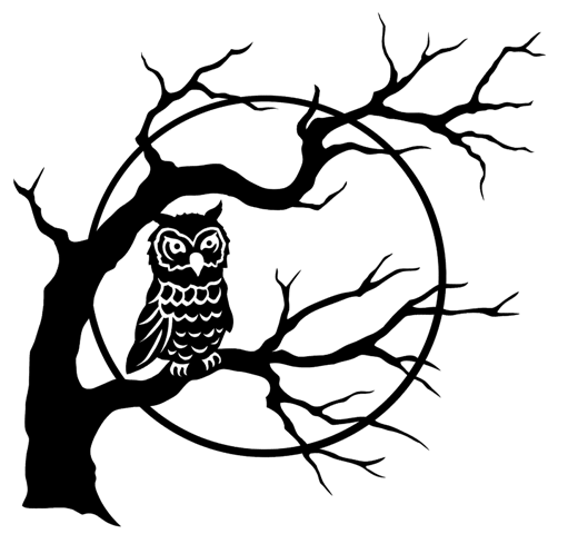 Owl In Spooky Tree Free Halloween Printable   Joy S Life