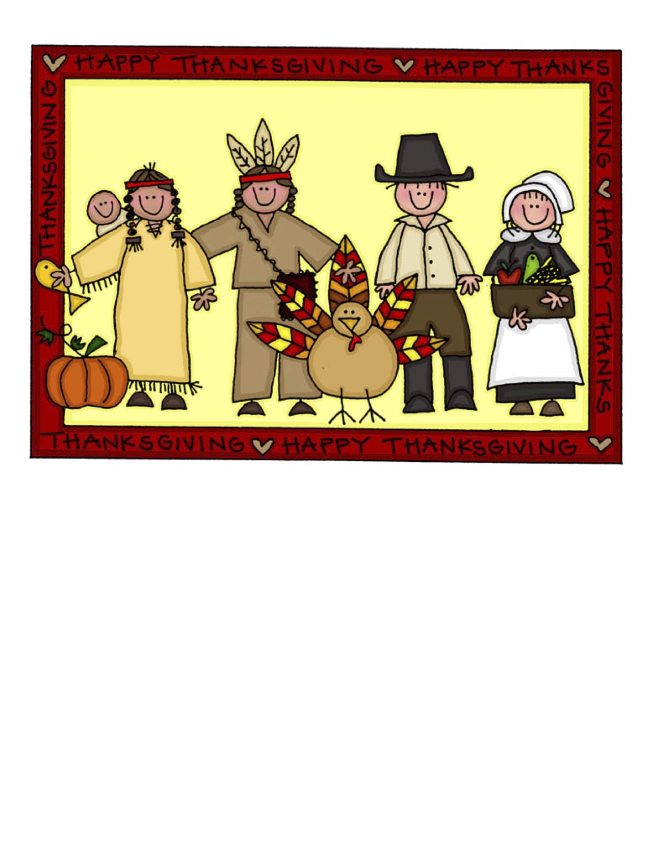 Thanksgiving Clipart 1275 X 1650 265 5kb From Thanksgiving    250 X
