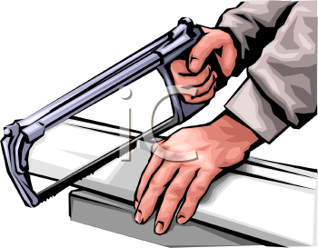 0903 2316 3625 Hands Using A Hacksaw To Cut Metal Clipart Image Jpg