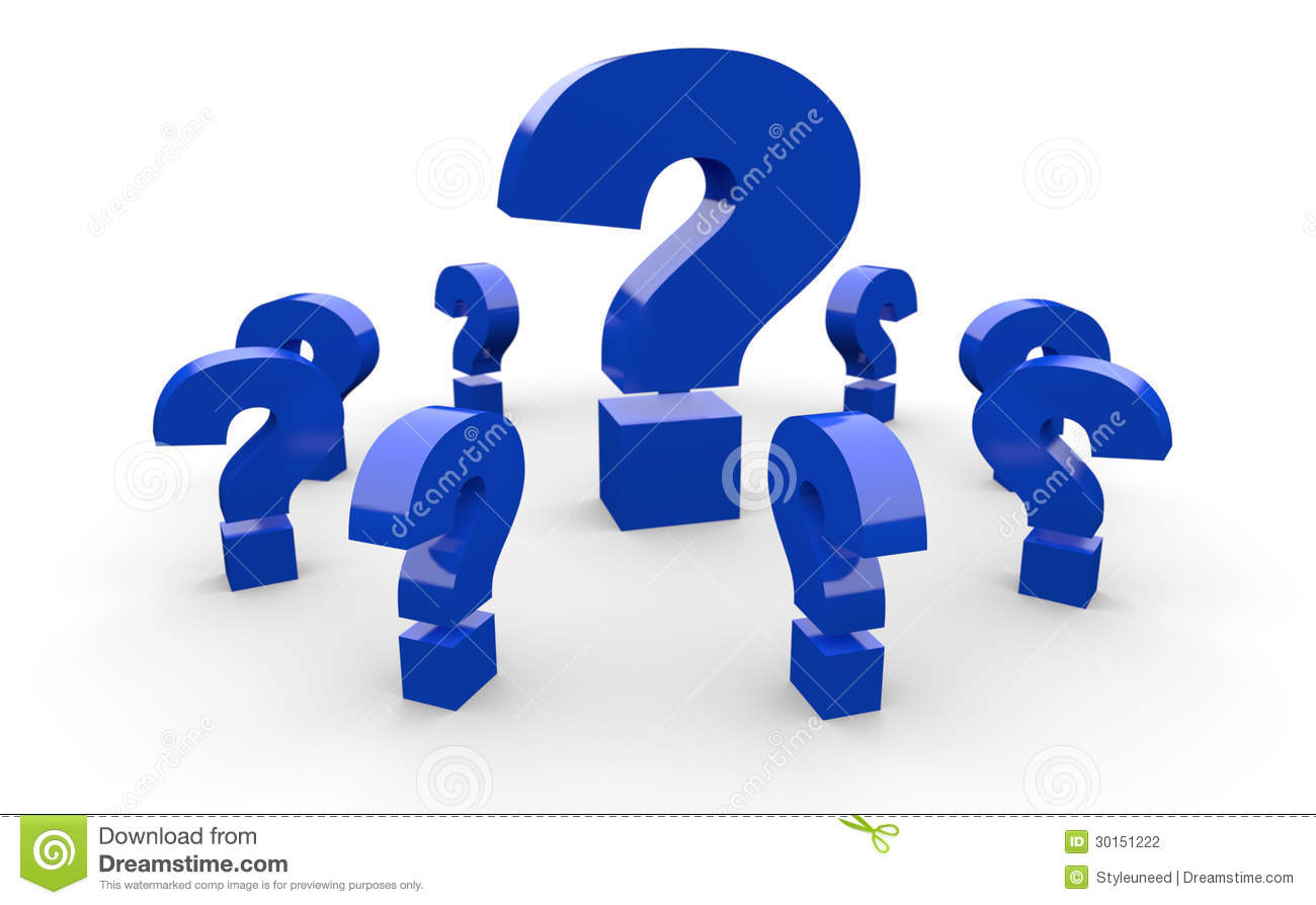 Question Marks Stock Photography   Image  30151222