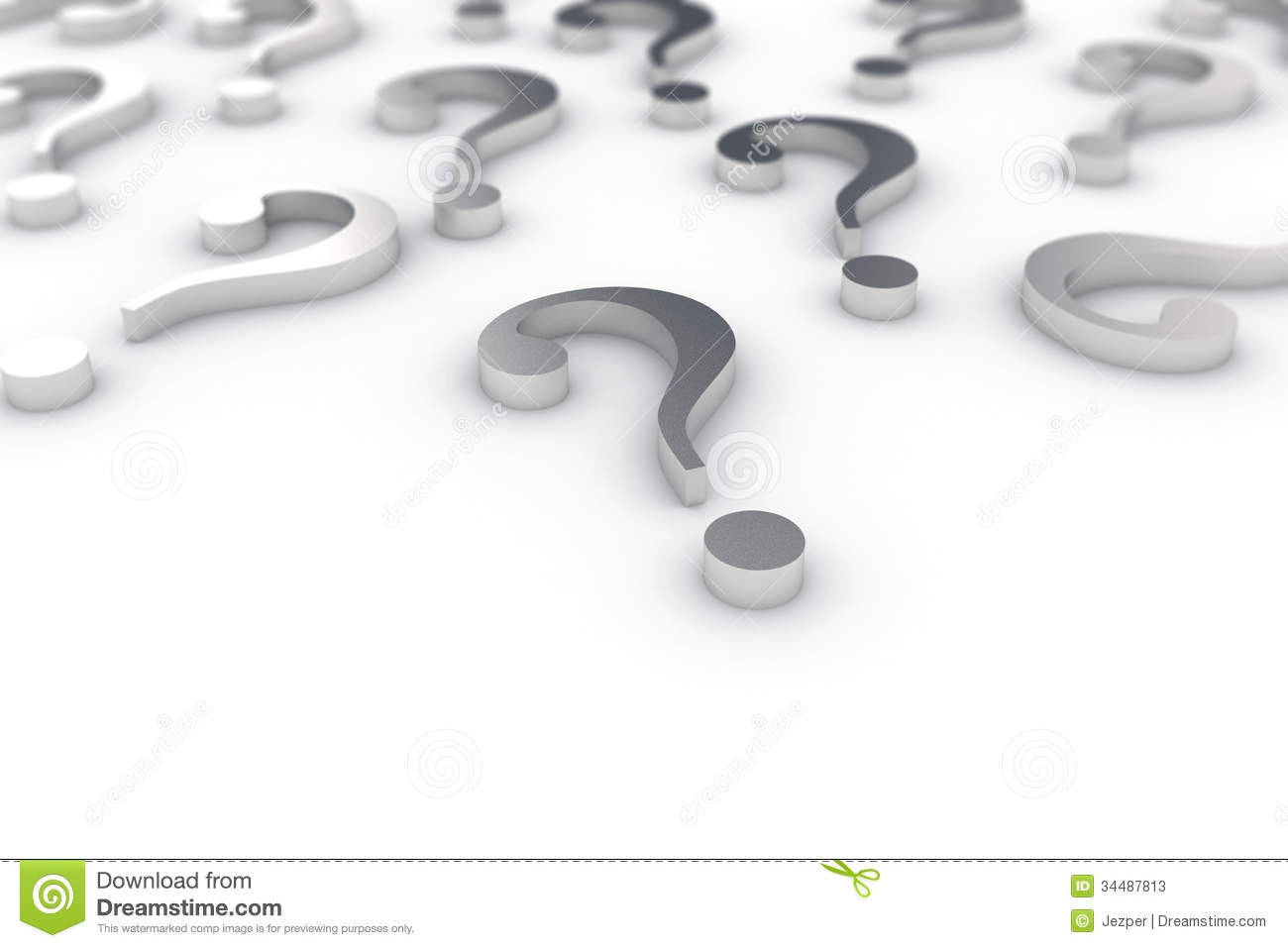 Question Marks Stock Photos   Image  34487813