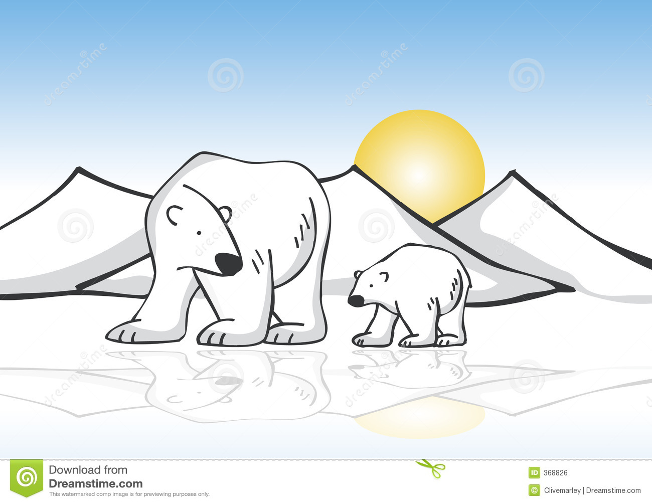 Polar Bear On Ice Clipart Wallpaper   Latest Auto News Update