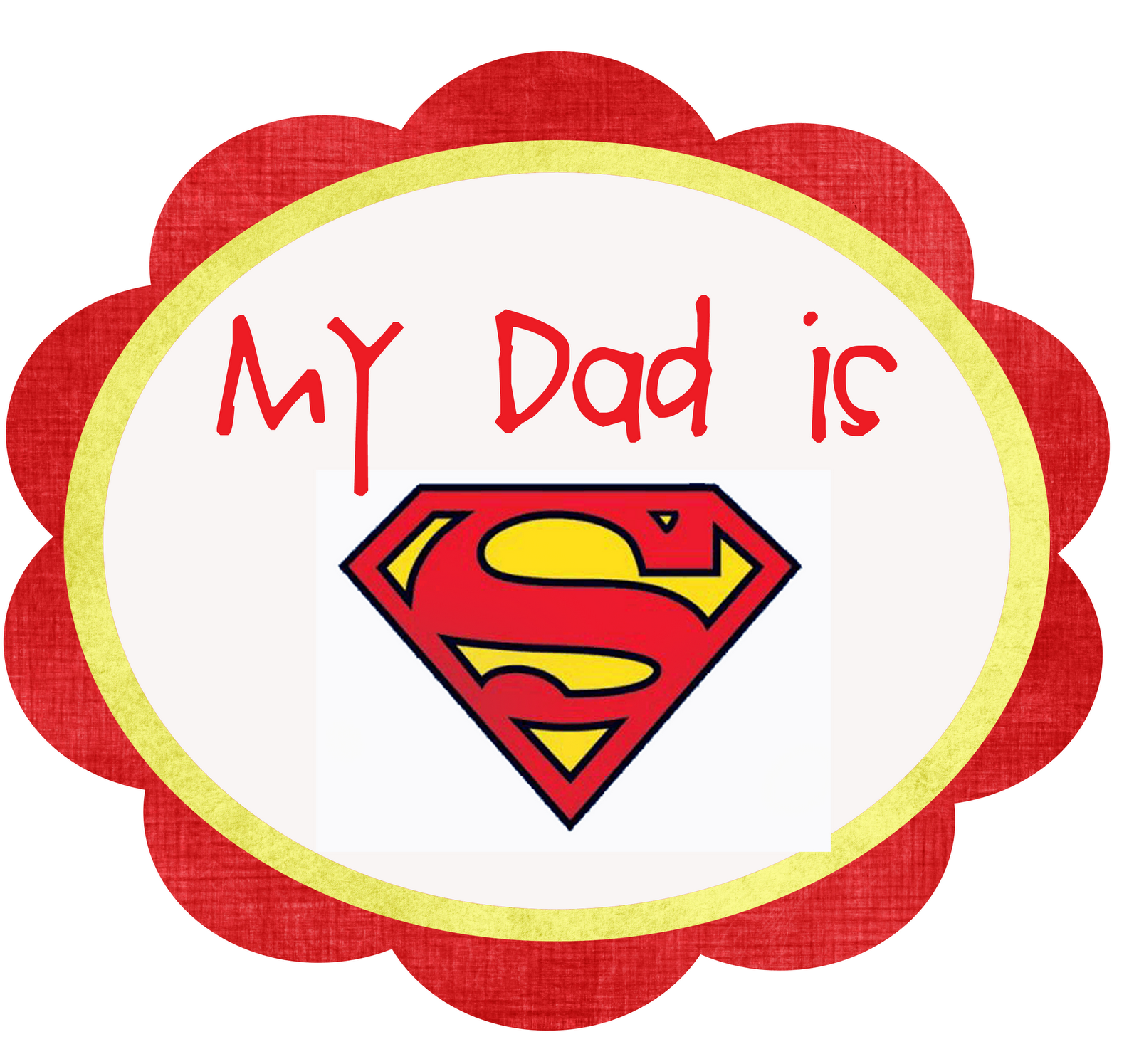 Super Dad Cupcake Toppers  Free Printables Here From Oopsey Daisey