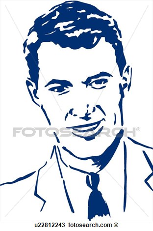 And Shoulders Of Man With Suit And Tie  Fotosearch   Search Clip Art