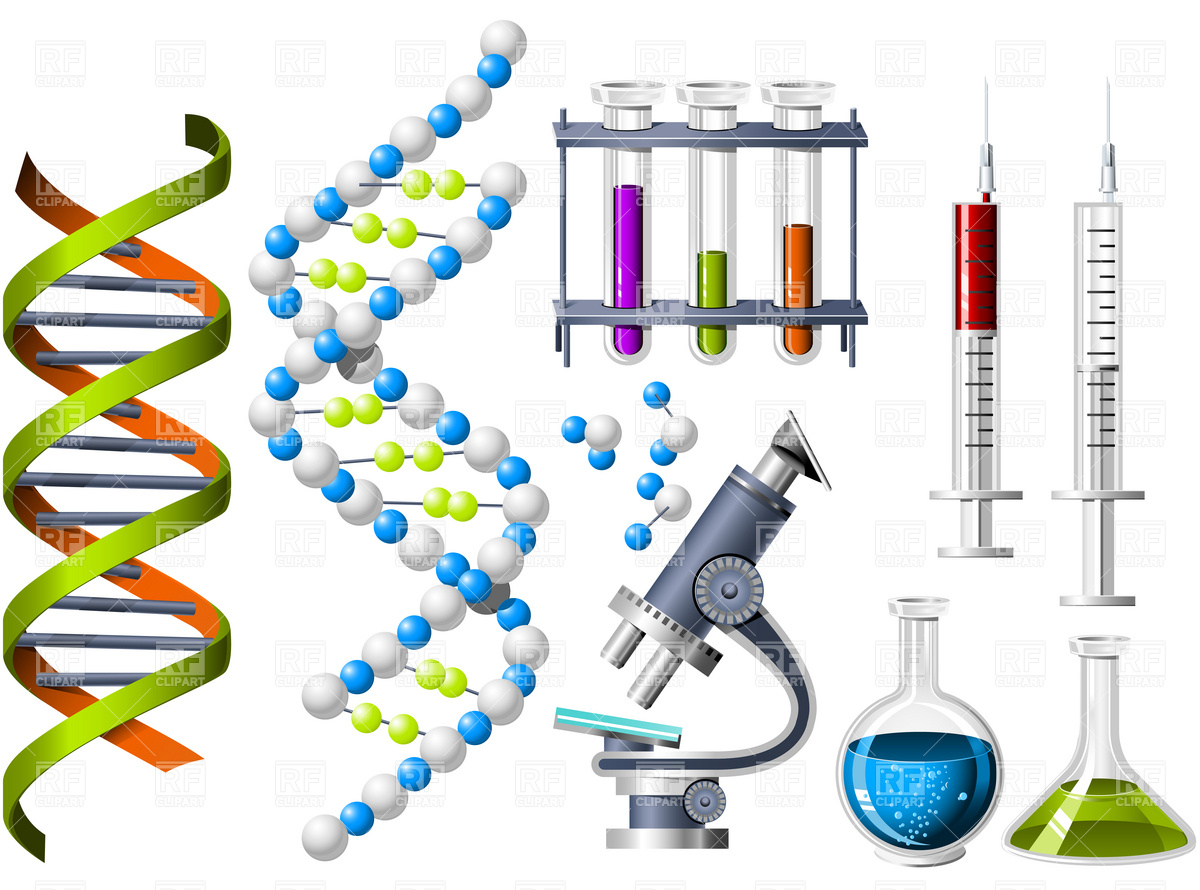 Free Science Clip Art Science And Genetics Icons Dna Strand And