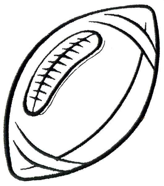 Football Laces Clipart Black And White Football Laces Outline