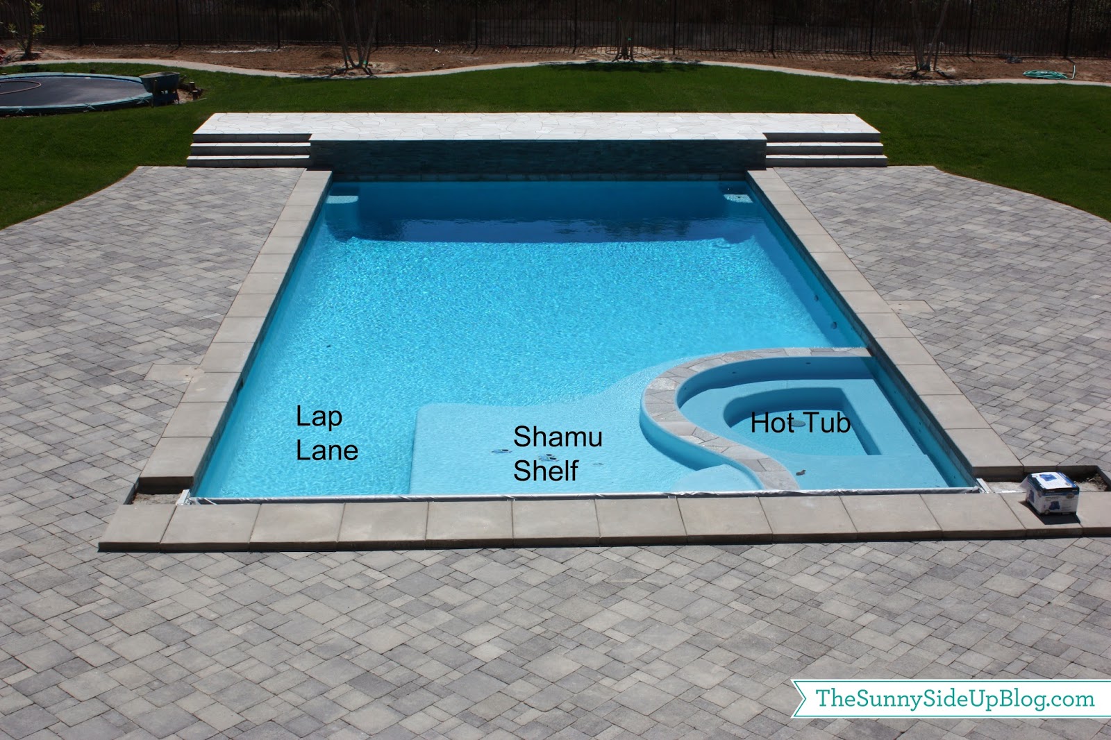 Inground Pools With Hot Tubs Viewing 17 Images For Rectangle Inground