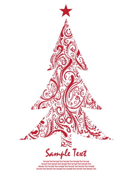 Abstract Christmas Tree Clipart   Cool Eyecatching Tatoos