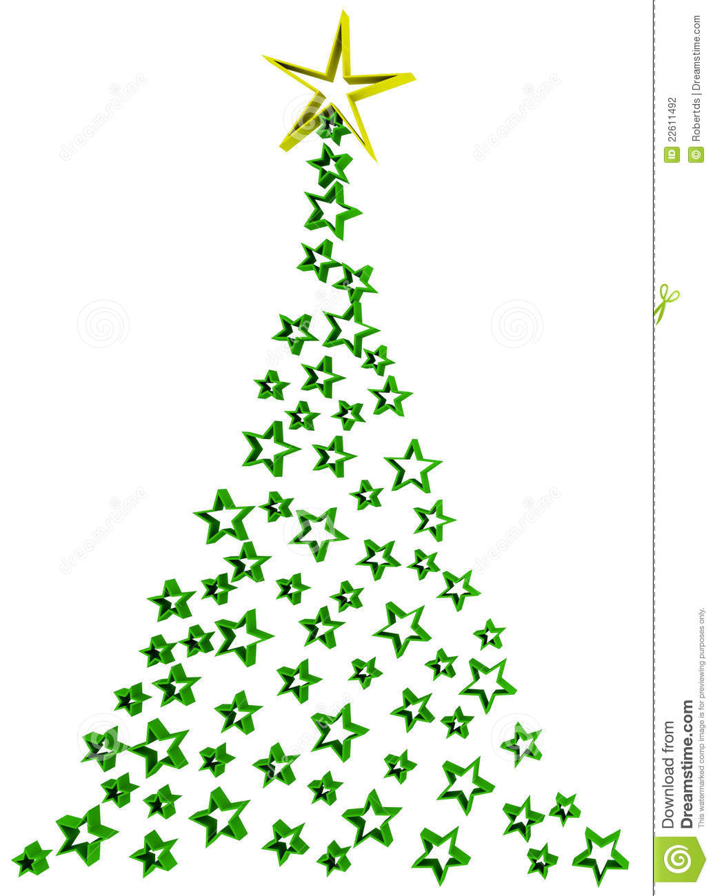 Abstract Christmas Tree Stock Photography   Image  22611492