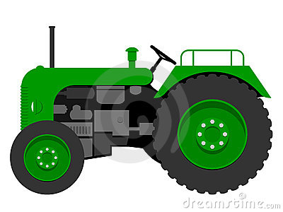 Old Tractor Royalty Free Stock Images   Image  8535709