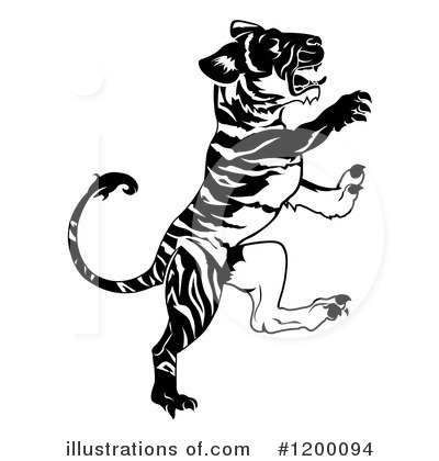 Tiger Clipart  1200094 By Geo Images   Royalty Free  Rf  Stock