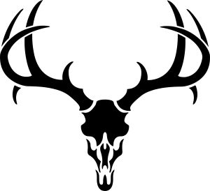 Deer Skull Logo Clipart