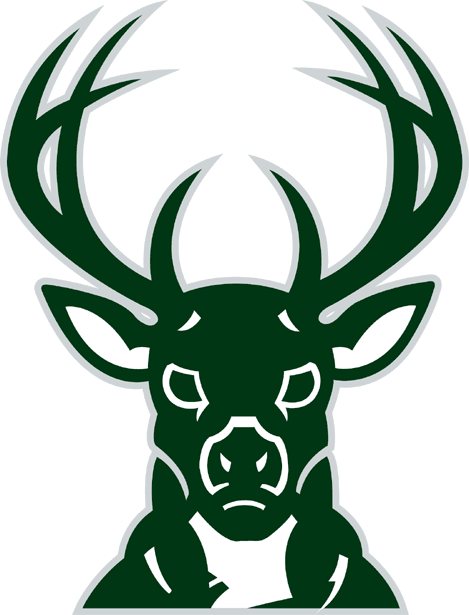 Milwaukee Bucks Alternate Logo   National Basketball Association  Nba